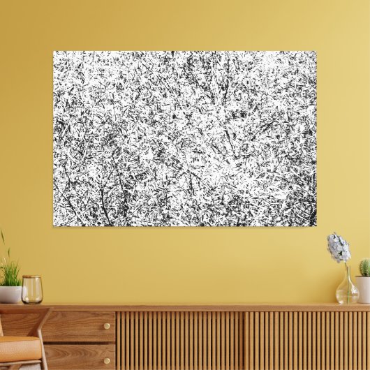 Wilde olievlek canvas afdruk (Insitu (Woonkamer))