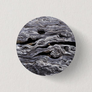 Wilde Olijfboom Great Karoo, Zuid-Afrika Ronde Button 3,2 Cm