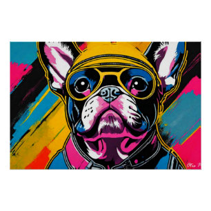 WILDE ONE-FRENCH BULLDOG PERFECT POSTER