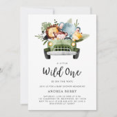 Wilde One Safari Dieren Geslacht Neutraal Kaart (Voorkant)