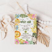 Wilde Ones Safari Geslacht Neutrale Baby Shower Kaart