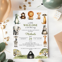 Wilde op de weg Schattigee baby dieren Baby shower