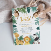 WILDE OPWINDING | Safari baby shower uitnodiging