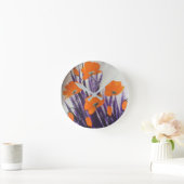 Wilde oranje papaver  ronde klok (Huis)