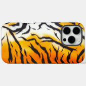 Wilde Oranje tijgerleer Case-Mate iPhone Case (Achterkant (horizontaal))