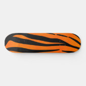 Wilde Oranje zwarte tijgerstripes — Dierafdrukken Persoonlijk Skateboard (Horizontaal)