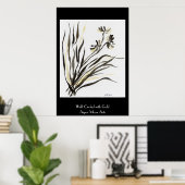 Wilde Orchid met Gold Poster (Thuiskantoor)