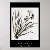 Wilde Orchid met Gold Poster (Voorkant)