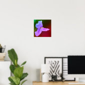 Wilde Orchidee Bloem  Poster (Thuiskantoor)