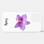 Wilde Orchidee Paarse Tropische Bloem Case-Mate iPhone Case (Achterkant (horizontaal))