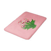 Wilde orchideeën - Koraalroze orchideeën en olievl Badmat (Gekanteld)