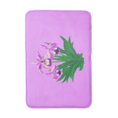 Wilde orchideeën - Lichte Paarse orchideeën en oli Badmat (Voorkant Verticaal)