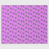 Wilde orchideeën - Lichte Paarse orchideeën en oli Cadeaupapier (Vlak)