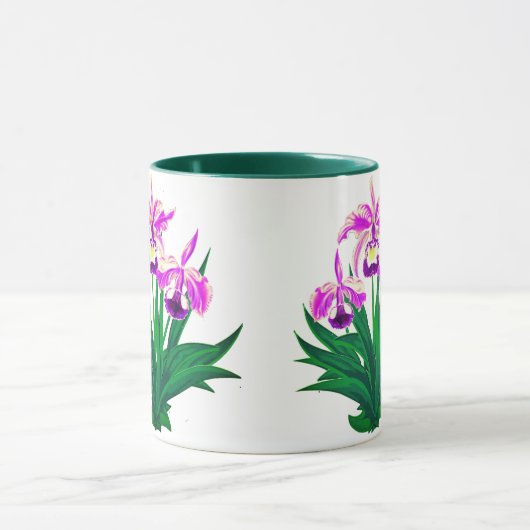 Wilde orchideeën - Lichte Paarse orchideeën en oli Mok (Midden)