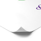 Wilde orchideeën - Lichte Paarse orchideeën en oli Poster (Hoek)