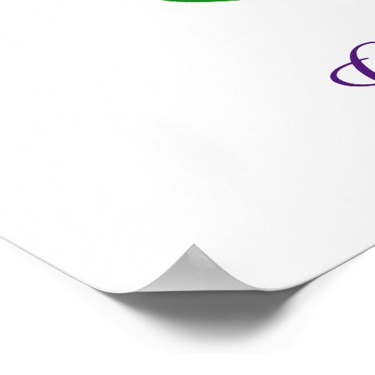 Wilde orchideeën - Lichte Paarse orchideeën en oli Poster (Hoek)