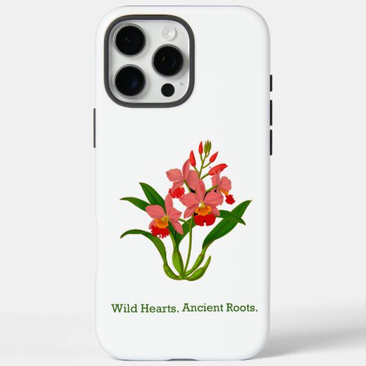 wilde orchideeënbloem Case-Mate iPhone case (Achterkant)