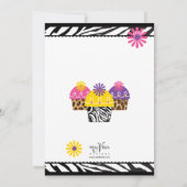 Wilde over Cupcakes Kaart (Achterkant)