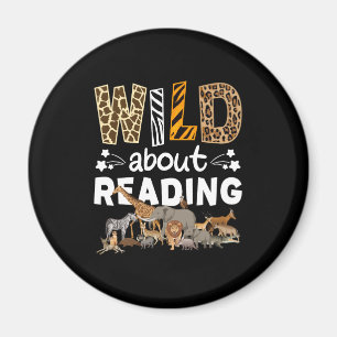 Wilde over het lezen van boeken en boekenworm bibl magneet
