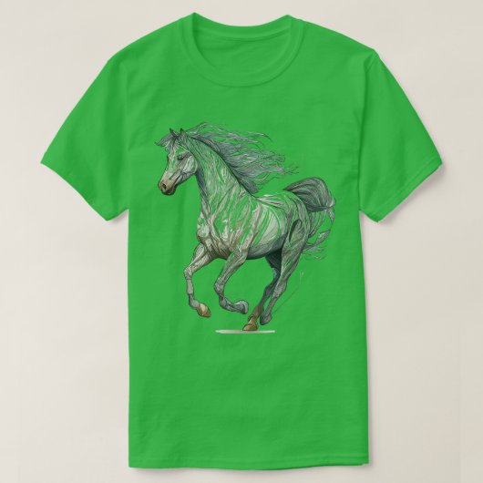 Wilde paard 4 t-shirt (Design voorkant)
