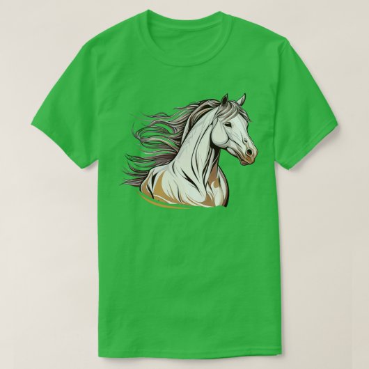Wilde paard 6 t-shirt (Design voorkant)