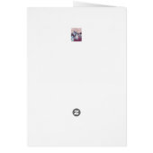 Wilde paard Birthday Kaart (Achterkant)