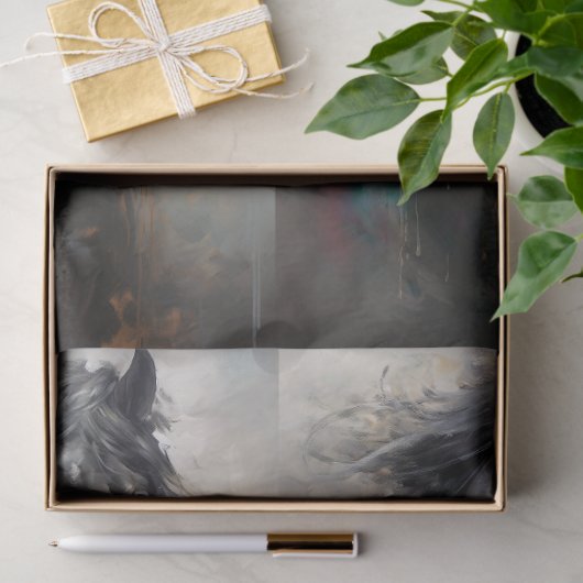 Wilde Paard Collage 4 Decoupage papier (Geschenk)