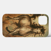 Wilde Paard en Warme Kleuren Case-Mate iPhone Case (Achterkant (horizontaal))