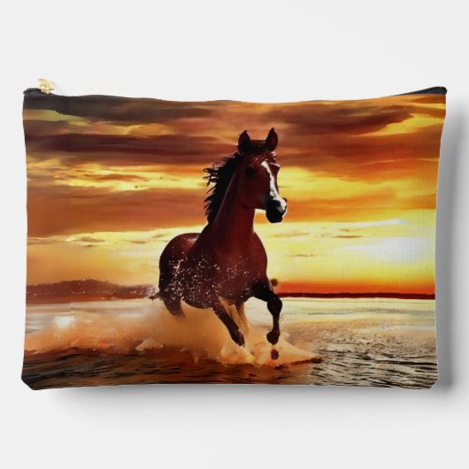 Wilde Paard galoppeert door Surf Etui (Voorkant)