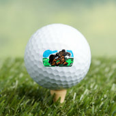 Wilde paard  golfballen (Insitu Shirt)