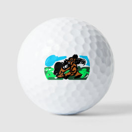 Wilde paard golfballen