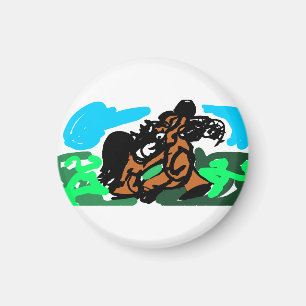 Wilde paard magneet