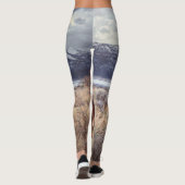 Wilde paard: Nevada winterlandschap. Leggings (Achterkant)