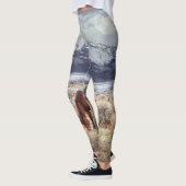 Wilde paard: Nevada winterlandschap. Leggings (Links)