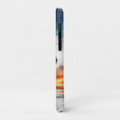 Wilde paard op grazige duin bij zonsondergang Case-Mate iPhone case (Achterkant/links)