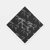 Wilde paard servet (Hoek)