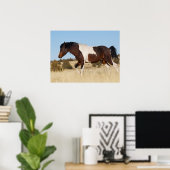 Wilde Paard, Steens Mountains Poster (Thuiskantoor)
