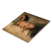 wilde paard tegel tegeltje (Zijkant)