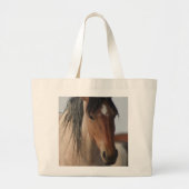 WILDE PAARD VAN UTAH JUMBO CANVAS TAS (Voorkant)