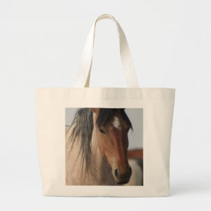 WILDE PAARD VAN UTAH JUMBO CANVAS TAS