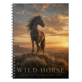 Wilde Paard Westelijke Grasland DIEREN Notitieboek