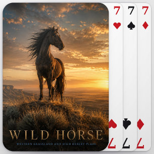 Wilde Paard Western Grasland DIEREN Poker Pokerkaarten