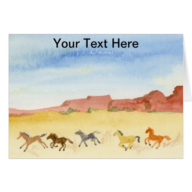 Wilde paarden (Voorkant Horizontaal)