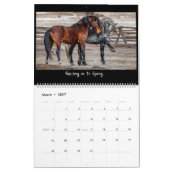 Wilde paarden 2023 kalender (Mar 2027)