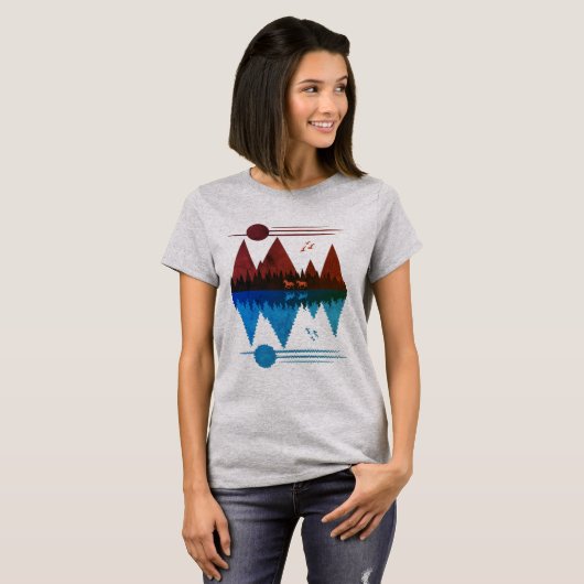 Wilde paarden #5 t-shirt (Voorkant volledig)