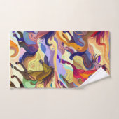 Wilde paarden bad handdoek (Handdoek)