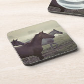 Wilde paarden bier onderzetter (Linkerzijde)