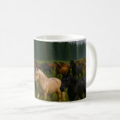 Wilde Paarden Bos Koffiemok (Voorkant rechts)