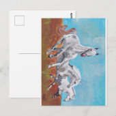 Wilde paarden briefkaart (Voorkant / Achterkant)