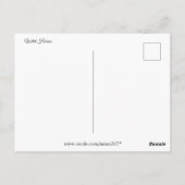 Wilde paarden briefkaart (Achterkant)